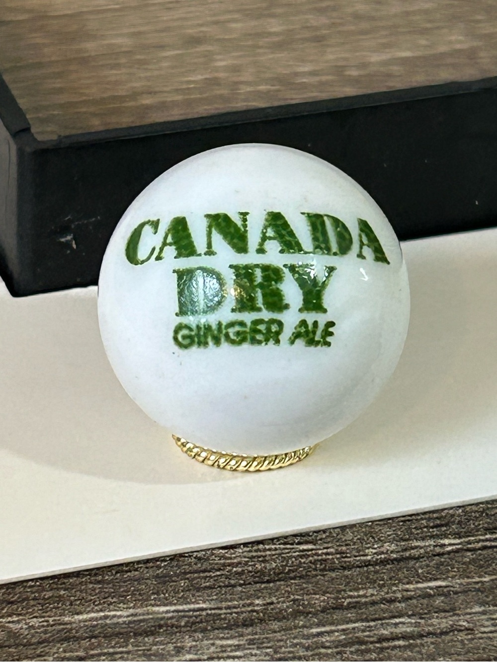 vintage ginger ale marble